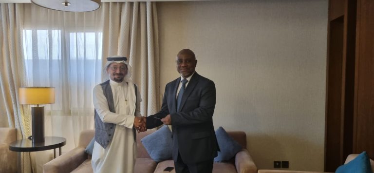 His Excellency the Consul of Gabon, Ibrahim Ansat, met with the International Investment Fund