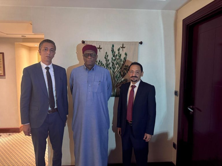 Meeting of the President and Secretary-General of the International Investment Fund with Chad’s Minister of Foreign Affairs to Discuss Economic Development.